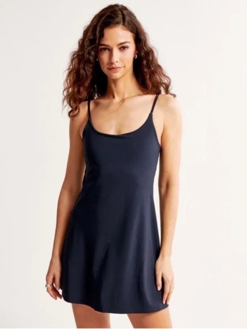 Abercrombie and Fitch Traveler Mini Dress Athleisure Exercise Dress Black Small